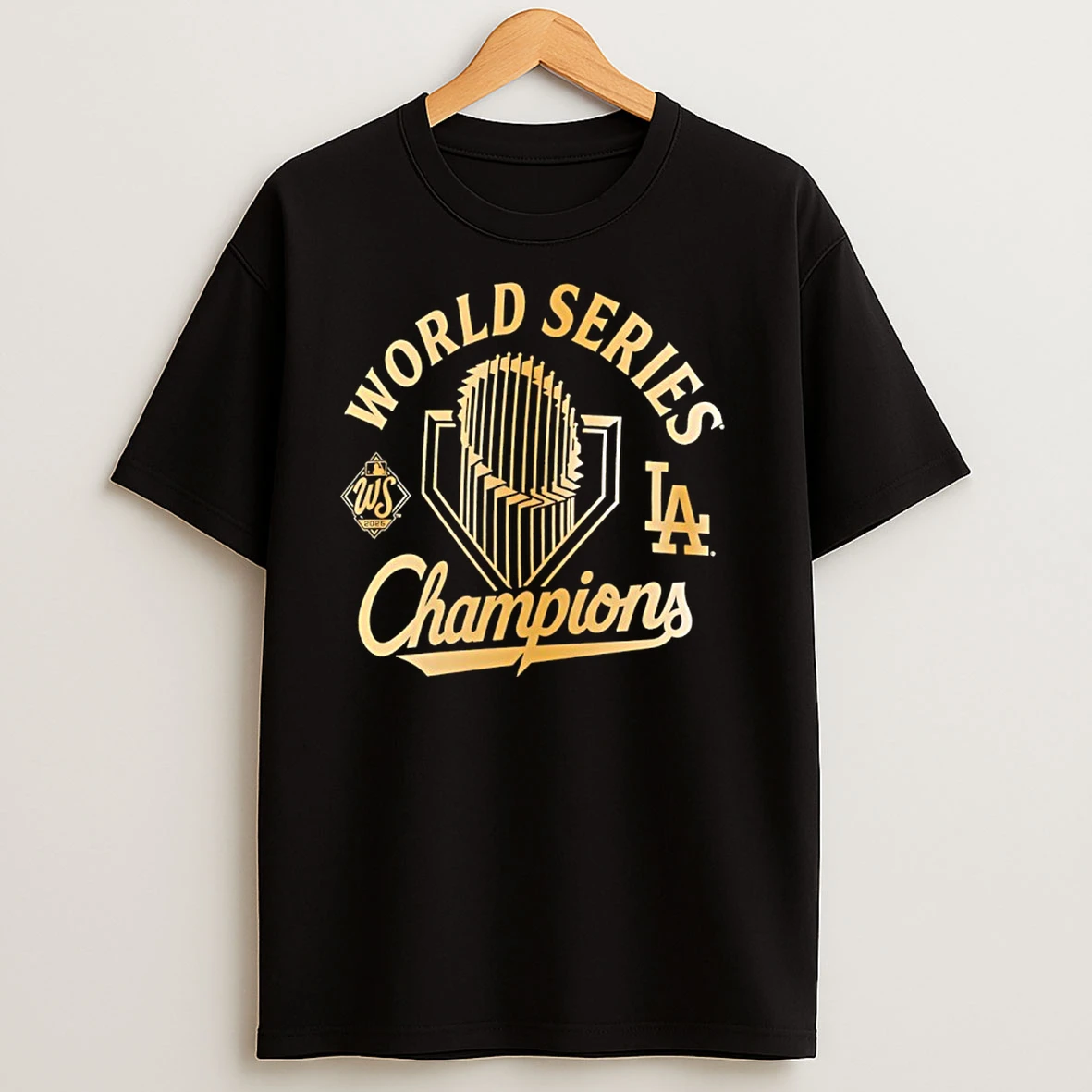 Los Angeles Dodgers 2025 World Series Champions Locker Room Parade T Shirts