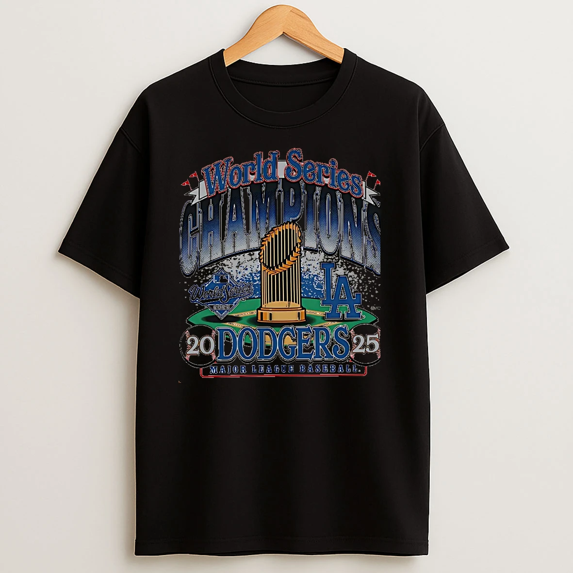 Los Angeles Dodgers 2025 World Series Champions Mlb Congratulations Christmas T Shirts