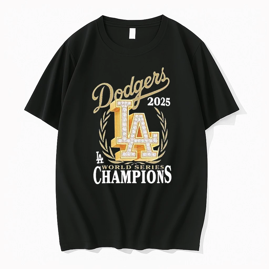 Los Angeles Dodgers 2025 World Series Champions Medallion Logo Shirts