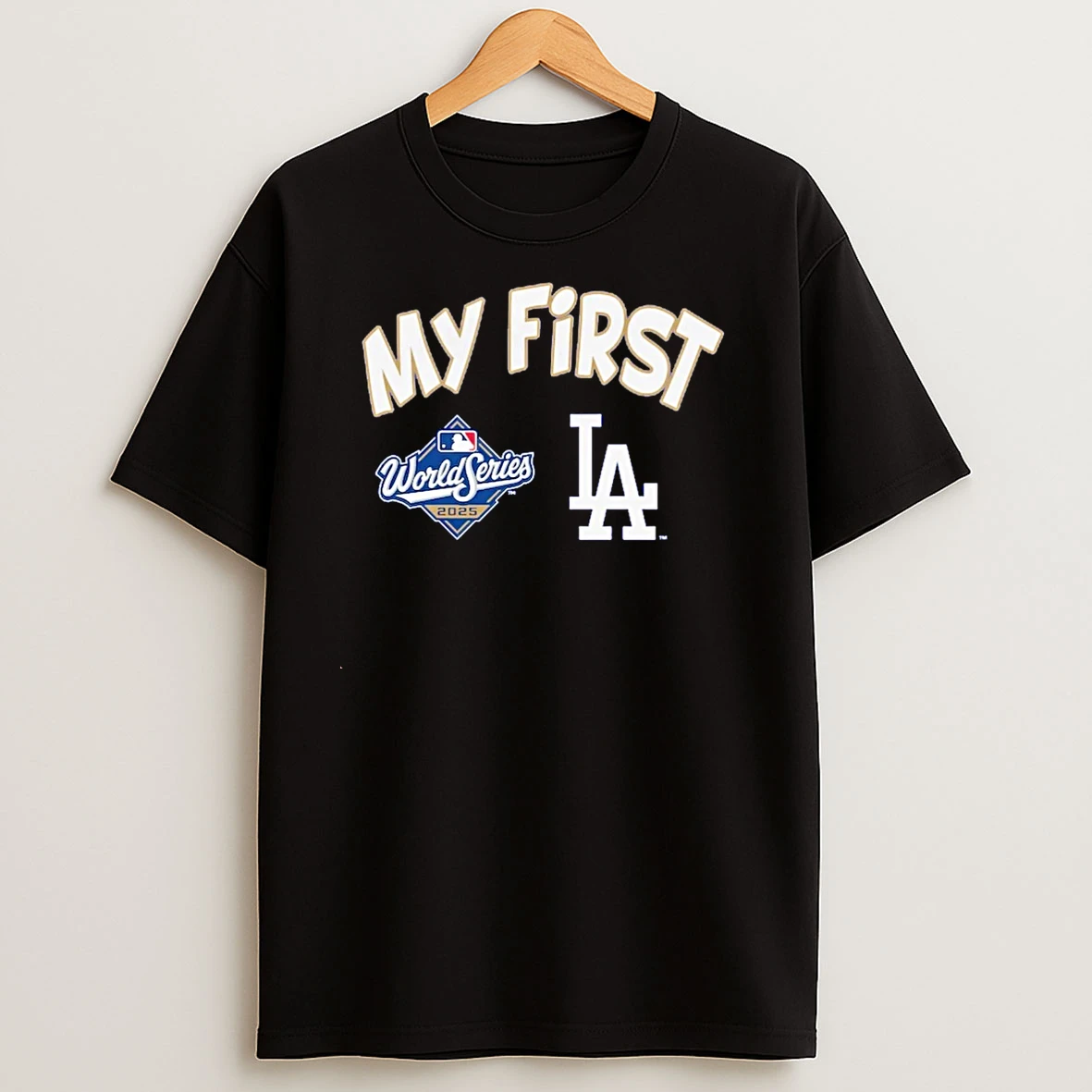 Los Angeles Dodgers 2025 World Series Champions My First Christmas T Shirts
