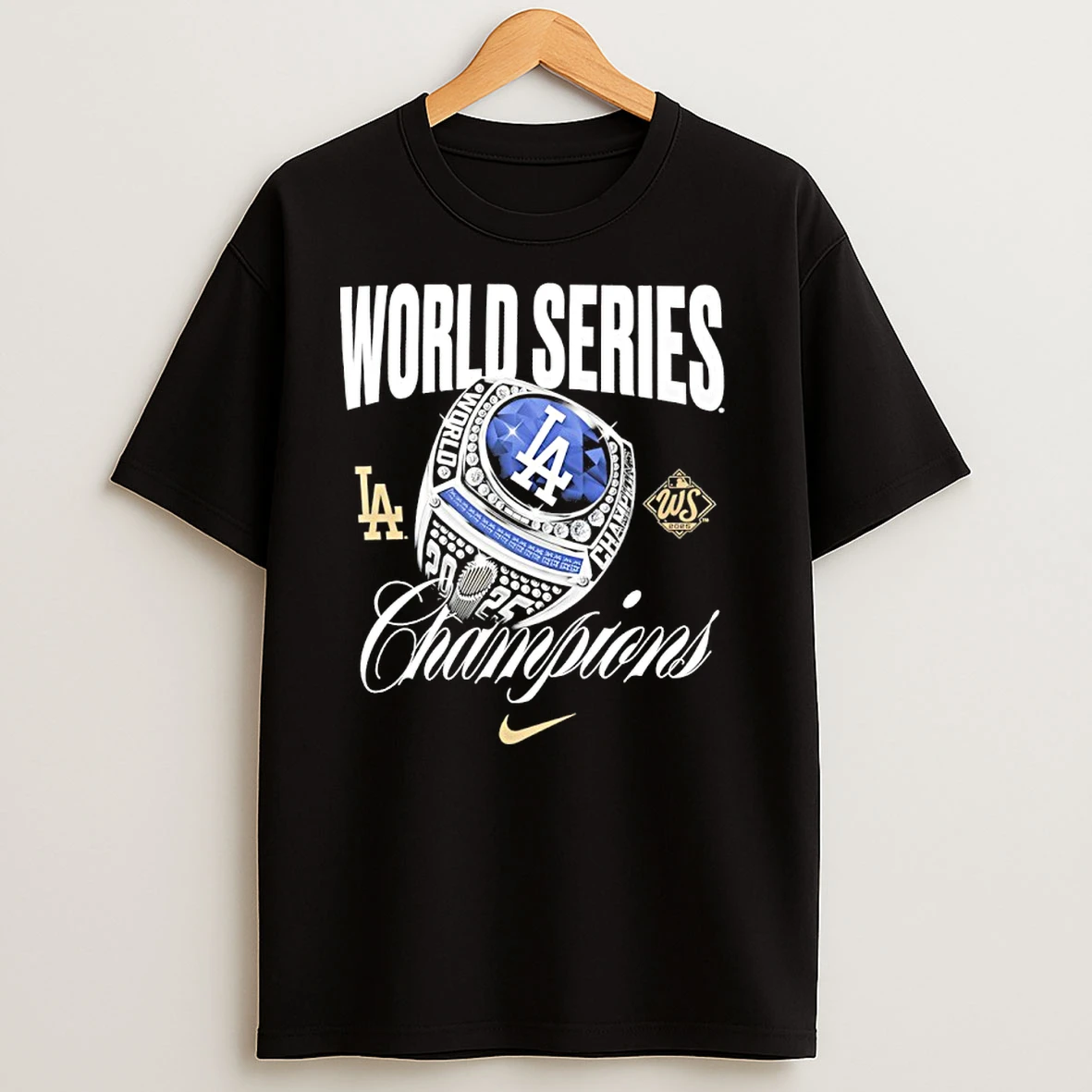 Los Angeles Dodgers 2025 World Series Champions Ring T Shirts