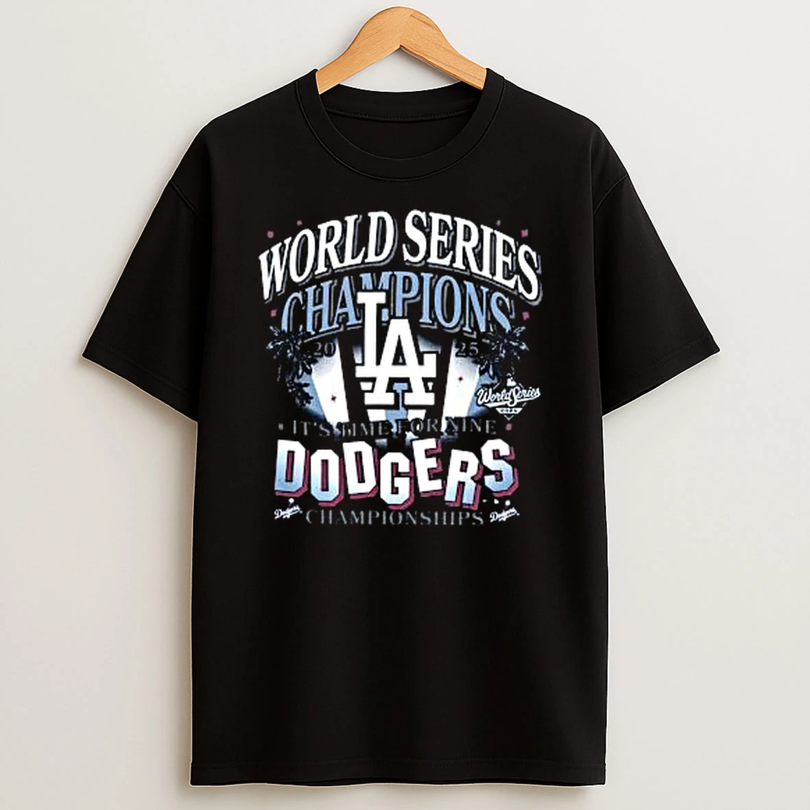 Los Angeles Dodgers 2025 World Series Champions Spotlights Franklin Shirts