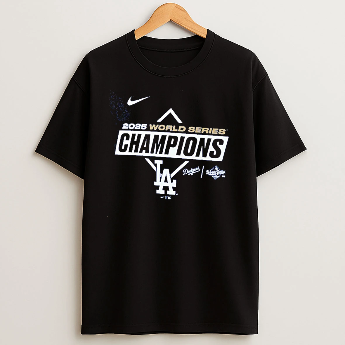 Los Angeles Dodgers 2025 World Series Champions Team Logo Christmas T Shirts