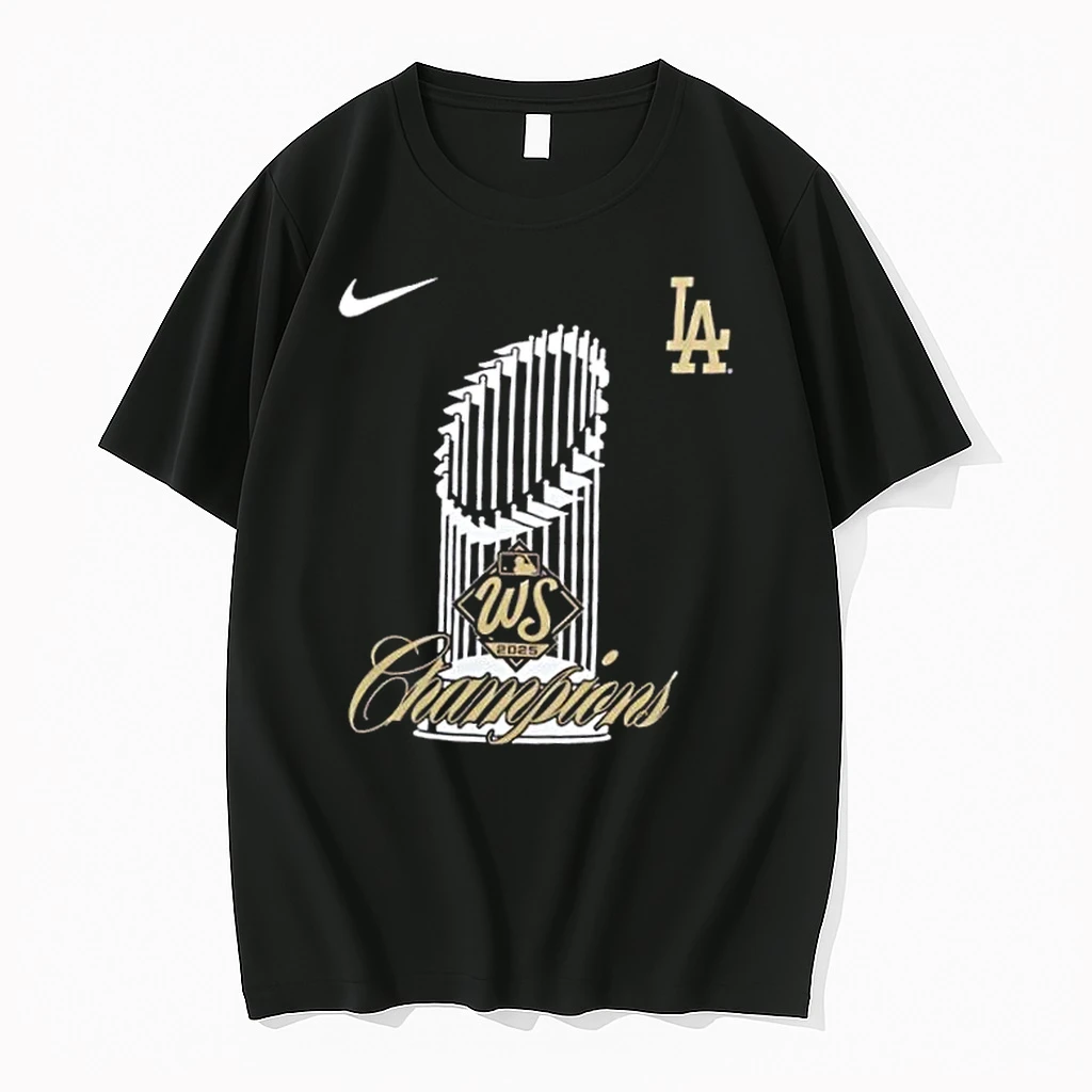 Los Angeles Dodgers 2025 World Series Champions Trophy Shirts
