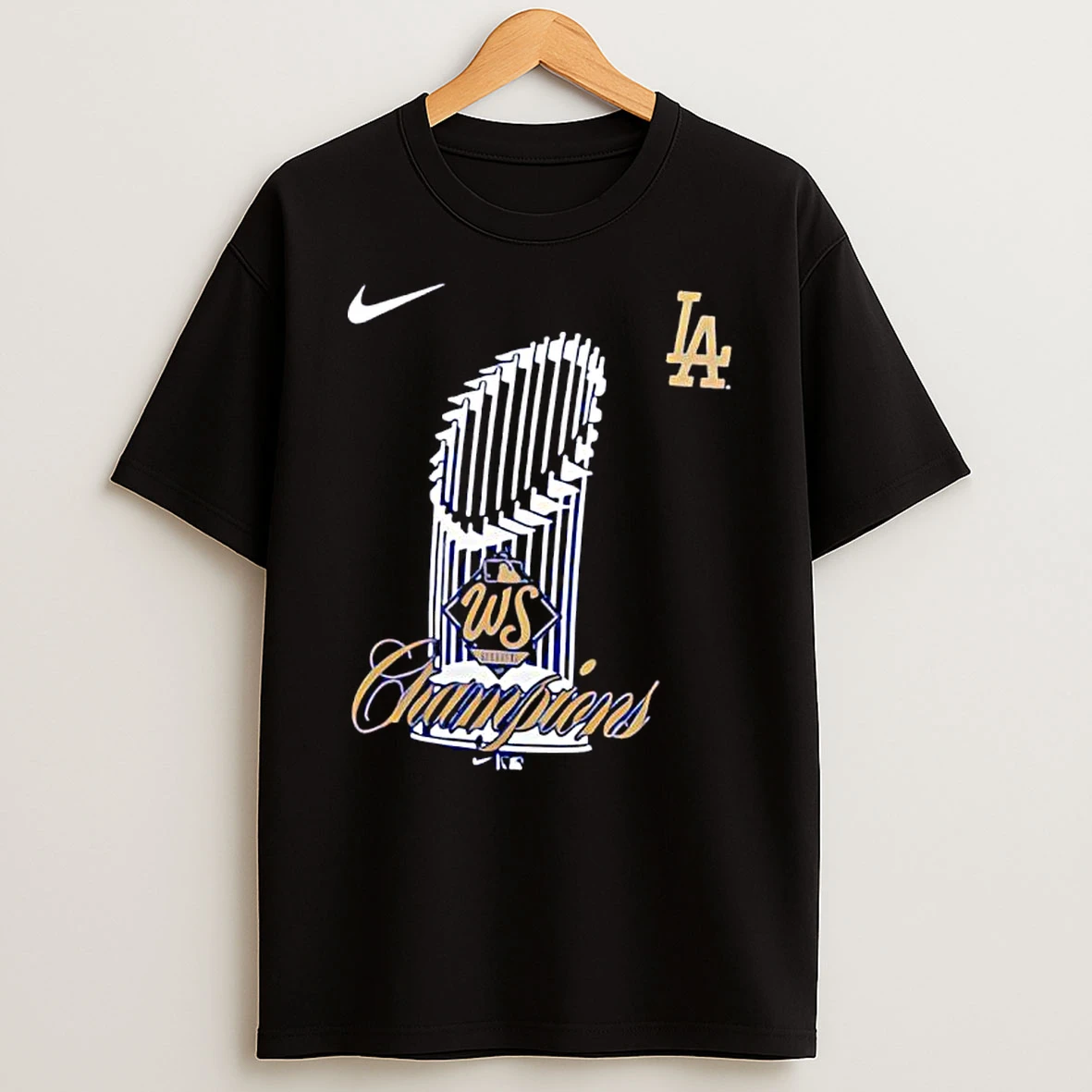 Los Angeles Dodgers 2025 World Series Champions Ws Trophy Shirts