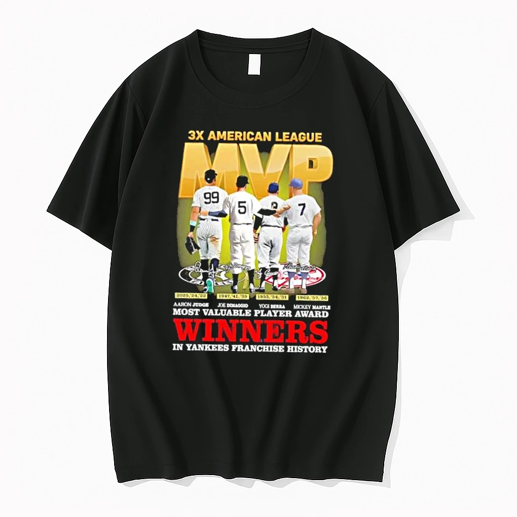 Los Angeles Dodgers 3x American League Mvp Judge Dimaggio Berra Mantle Winners Shirts