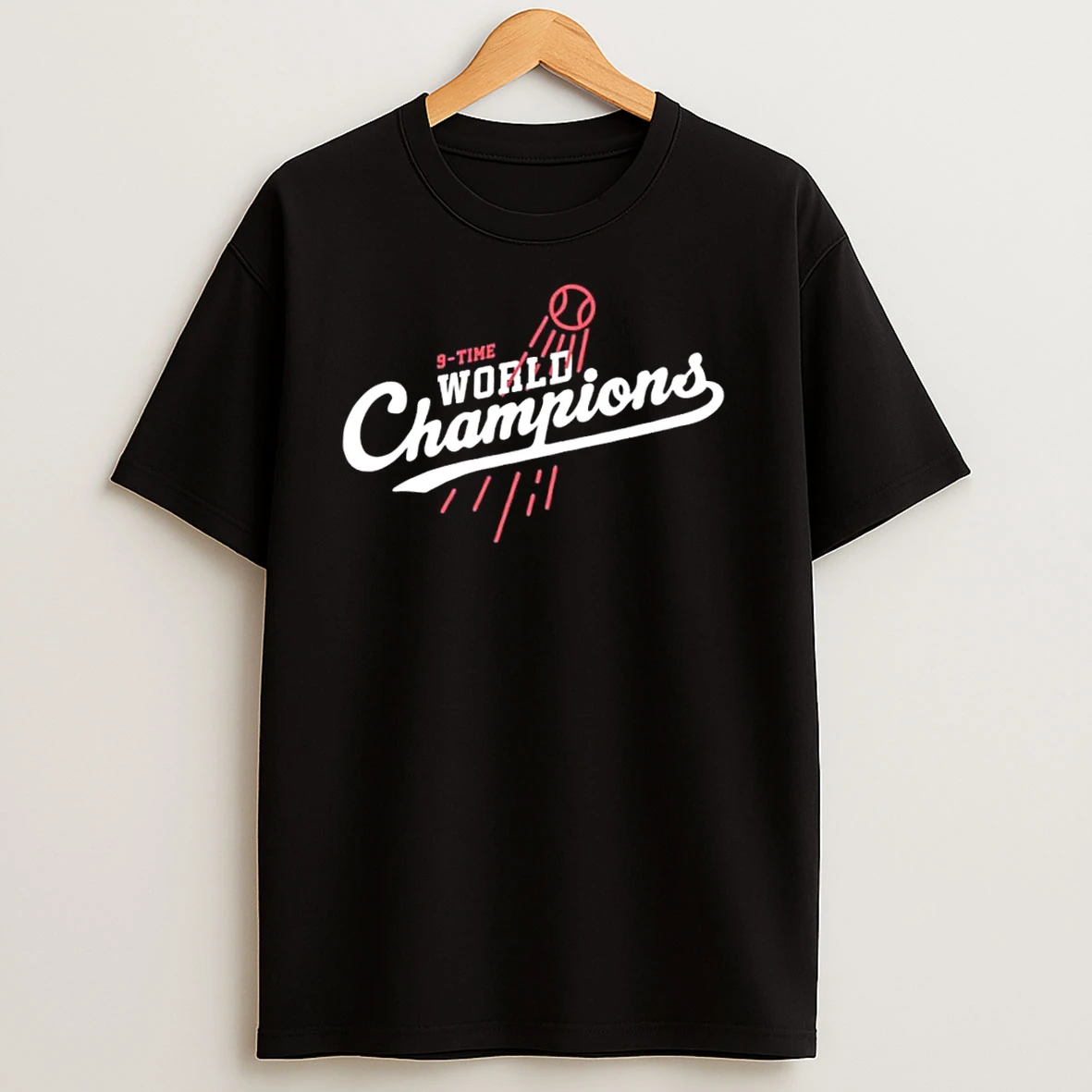 Los Angeles Dodgers 9 Time World Champions T Shirts