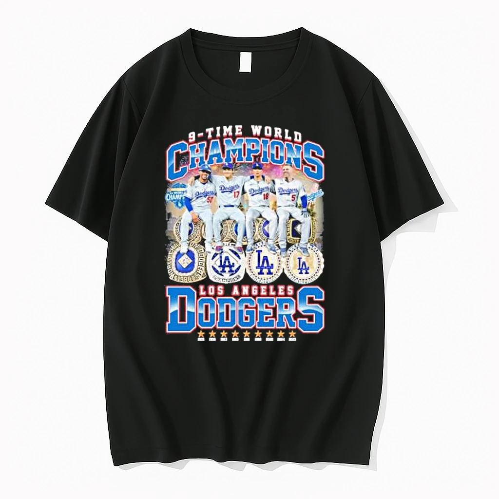 Los Angeles Dodgers 9 Time World Series Champions Shirts