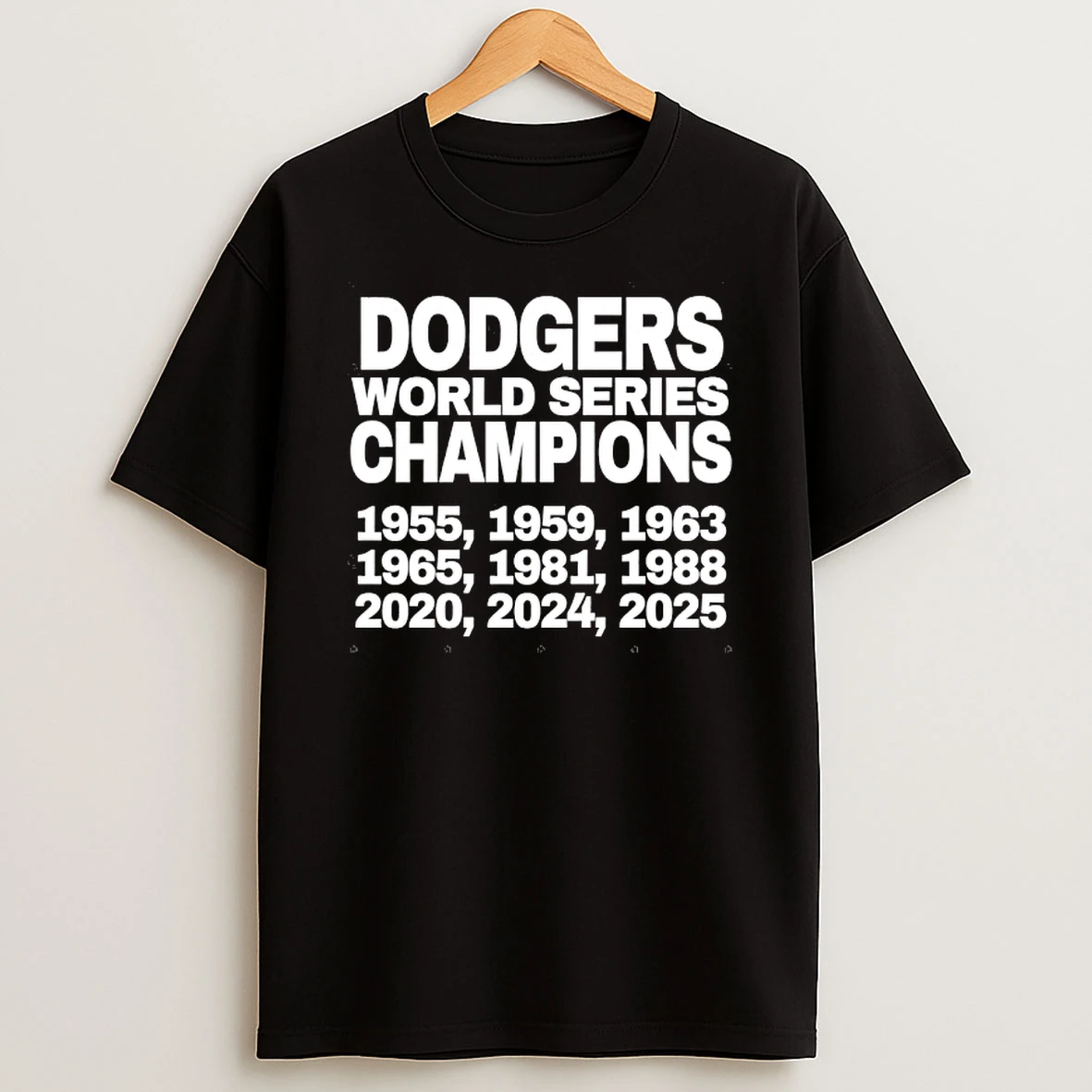 Los Angeles Dodgers 9x World Series Champions 1955 2025 Shirts