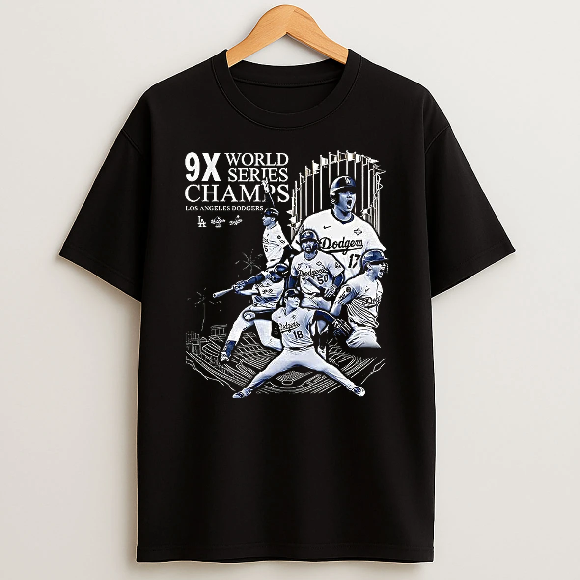 Los Angeles Dodgers 9x World Series Champions 2025 Shirts