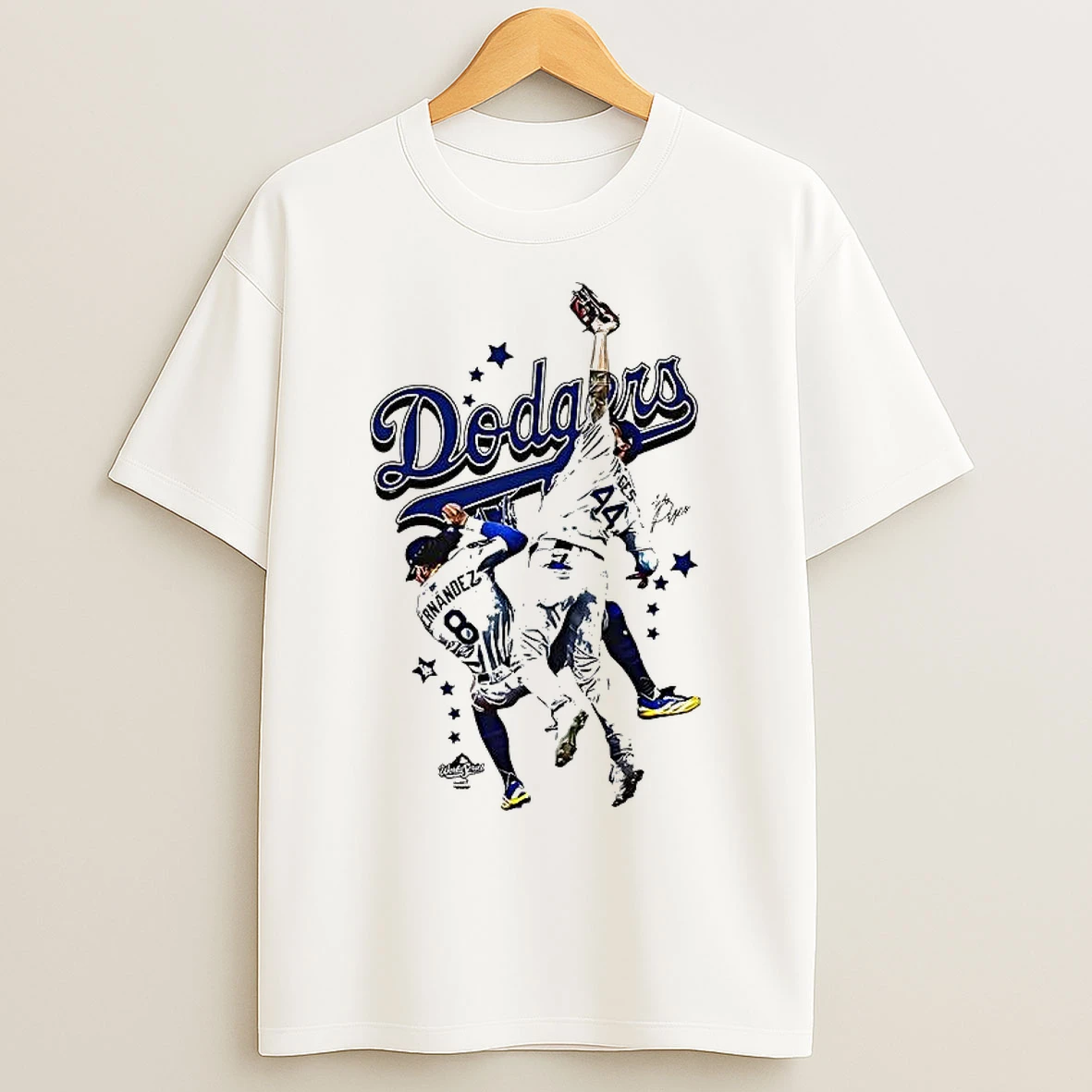 Los Angeles Dodgers Andy Pages Catch Signature T Shirts