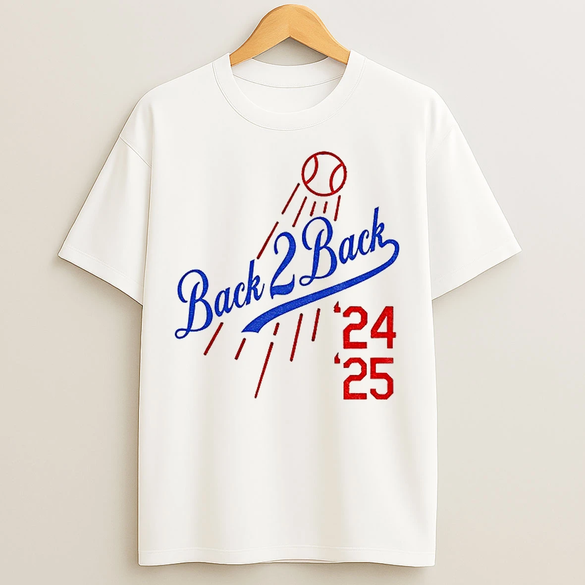 Los Angeles Dodgers Back 2 Back World Series 2024 2025 Champions Vintage T Shirts