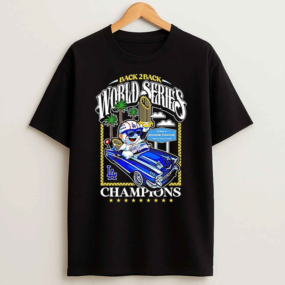 Los Angeles Dodgers Back 2 Back World Series Welcome To Dodgers Stadium 2025 Shirts
