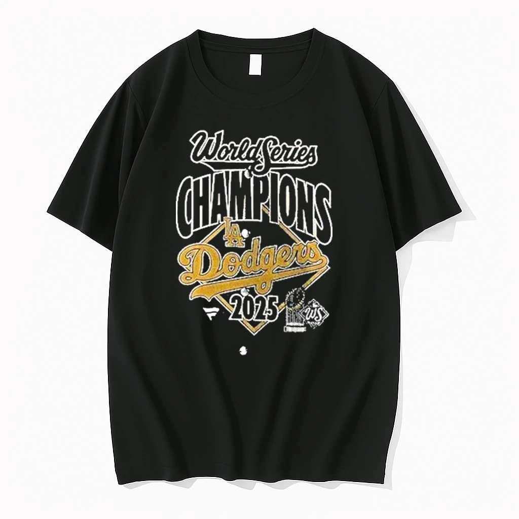 Los Angeles Dodgers Back To Back World Series Champions 2025 Trophy Word Shirts