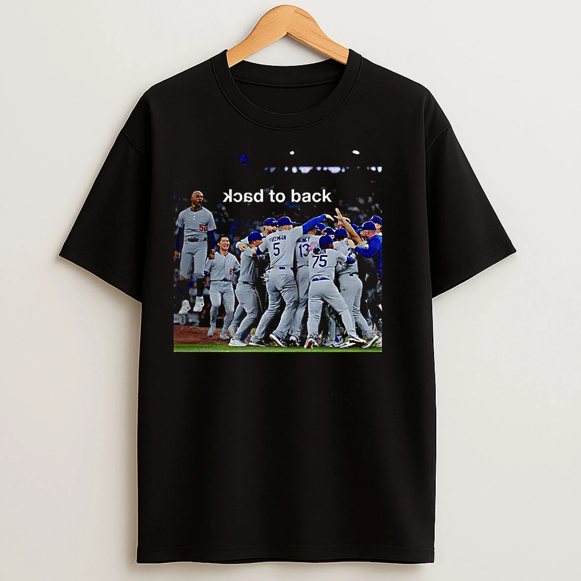 Los Angeles Dodgers Back To Back World Series Champions 2025 Player Image T Shirts