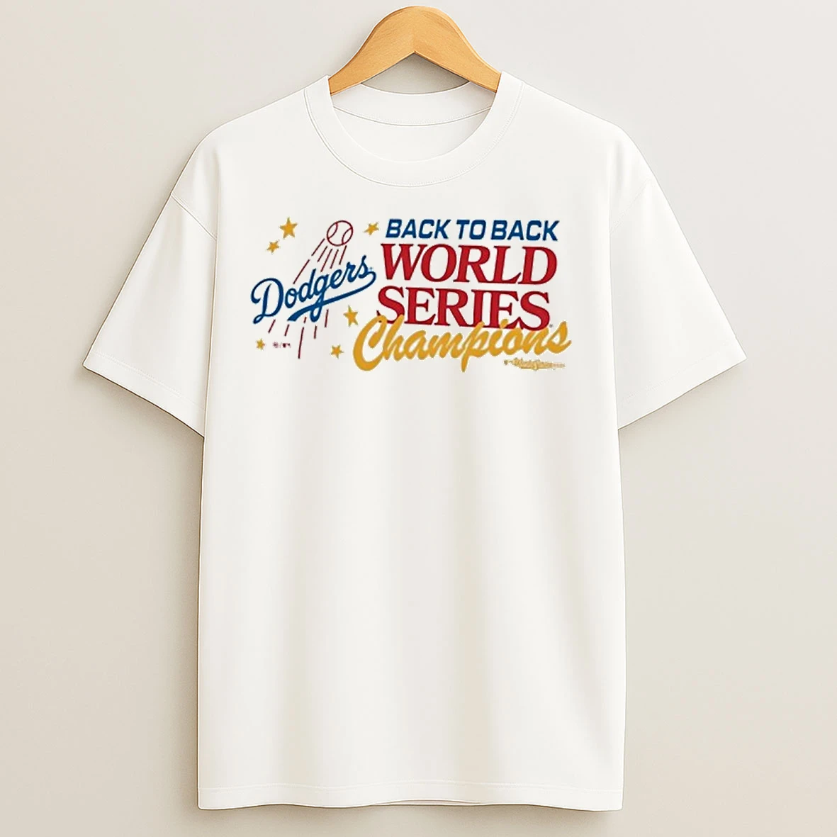 Los Angeles Dodgers Back To Back World Series Champions Playoff Sadie T Shirts