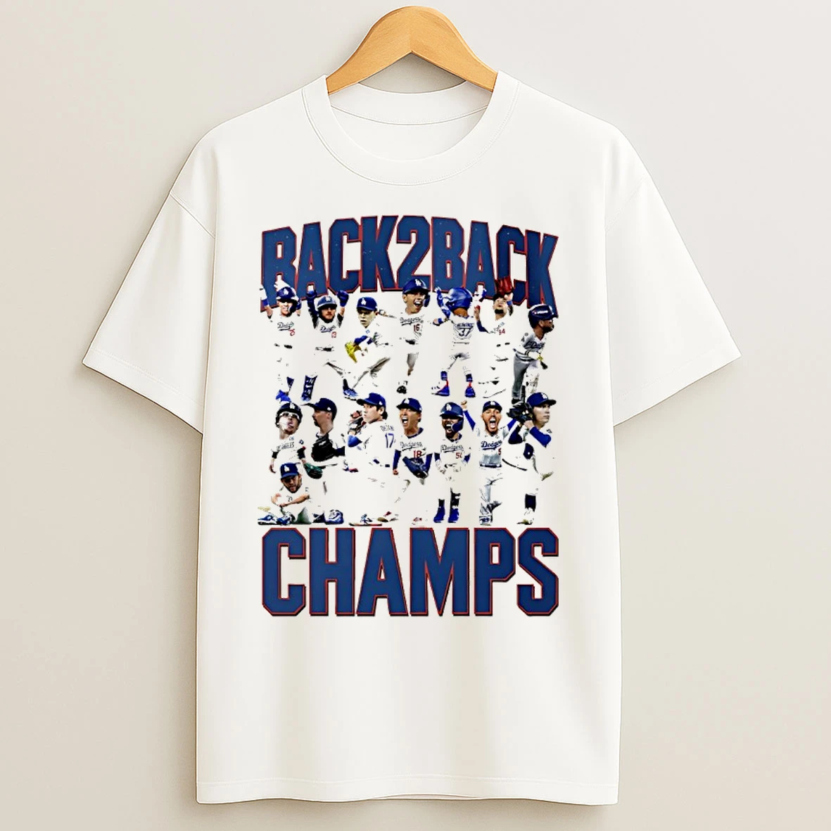 Los Angeles Dodgers Back2back Mini Champs Graphic T Shirts