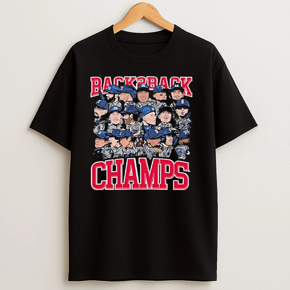 Los Angeles Dodgers Back2back Champs T Shirts