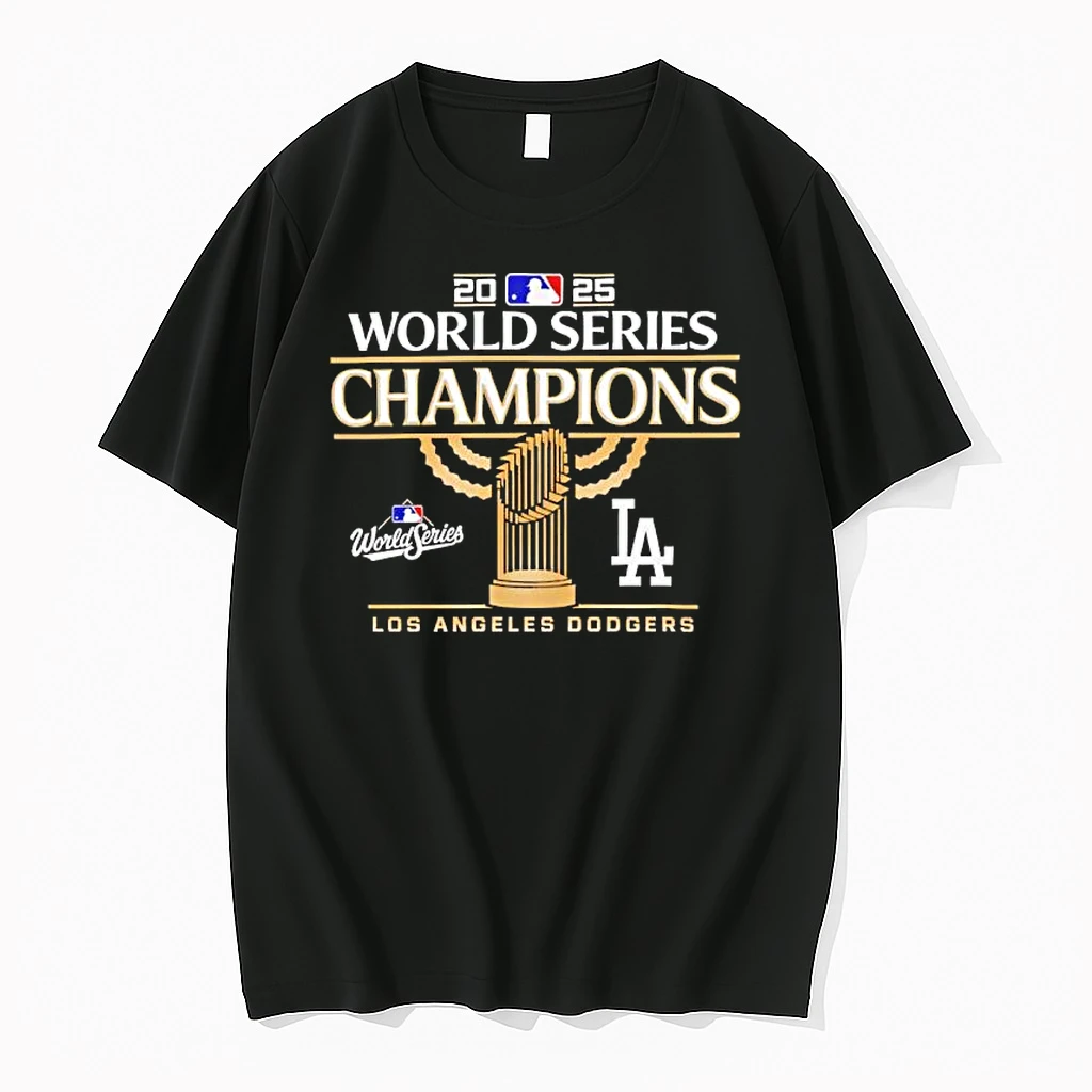 Los Angeles Dodgers Baseball 2025 Mlb World Series Champions Celebration Gear Shirts
