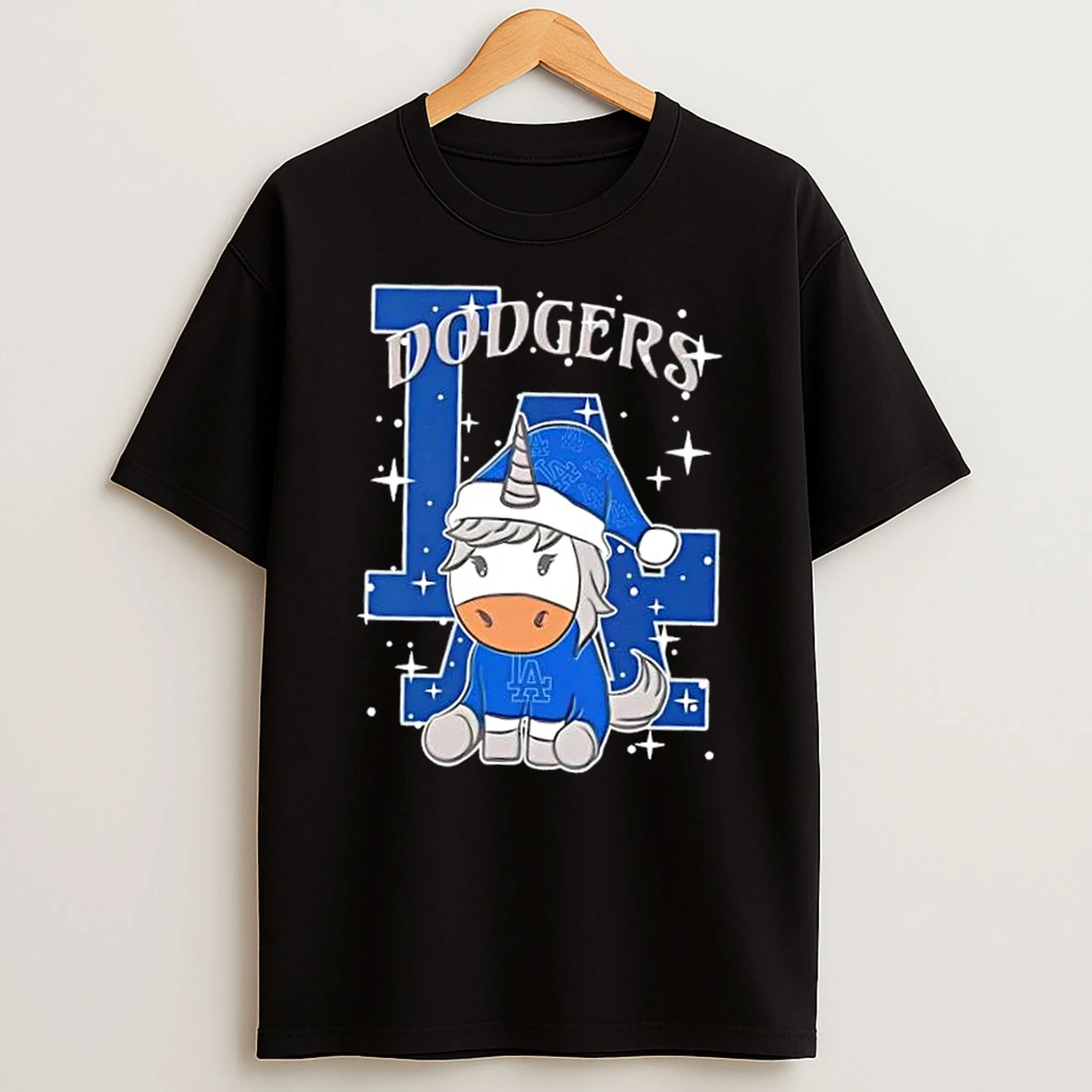 Los Angeles Dodgers Baseball X Unicorn Merry Christmas Shirts
