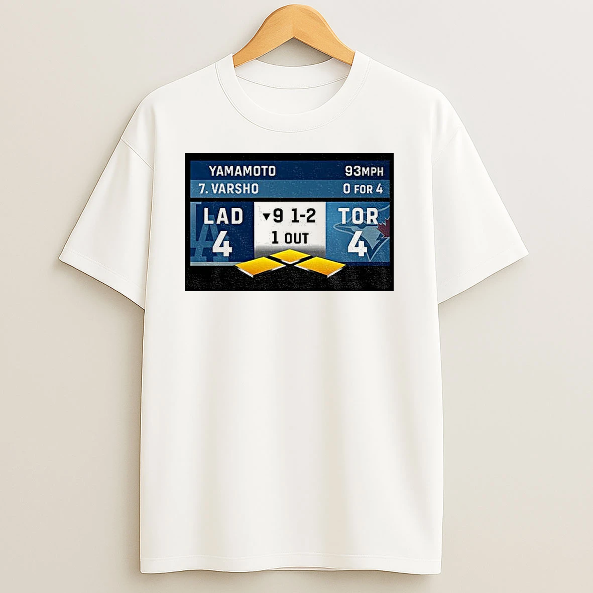 Los Angeles Dodgers Bottom Of The 9th Lad 4 4 Tor T Shirts