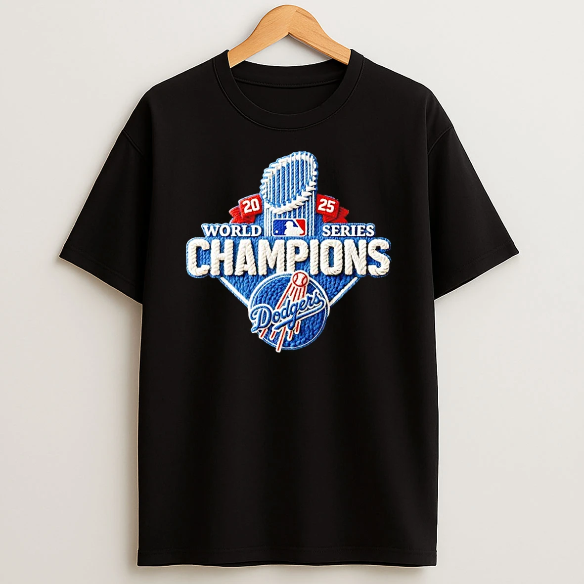 Los Angeles Dodgers Champions 2025 World Series Embroidery Shirts