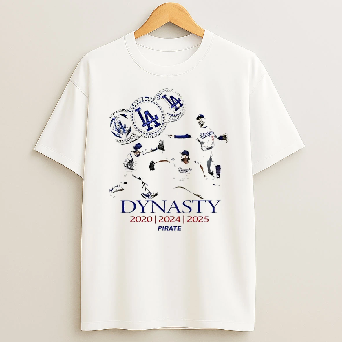 Los Angeles Dodgers Dynasty 2025 Ring Shirts