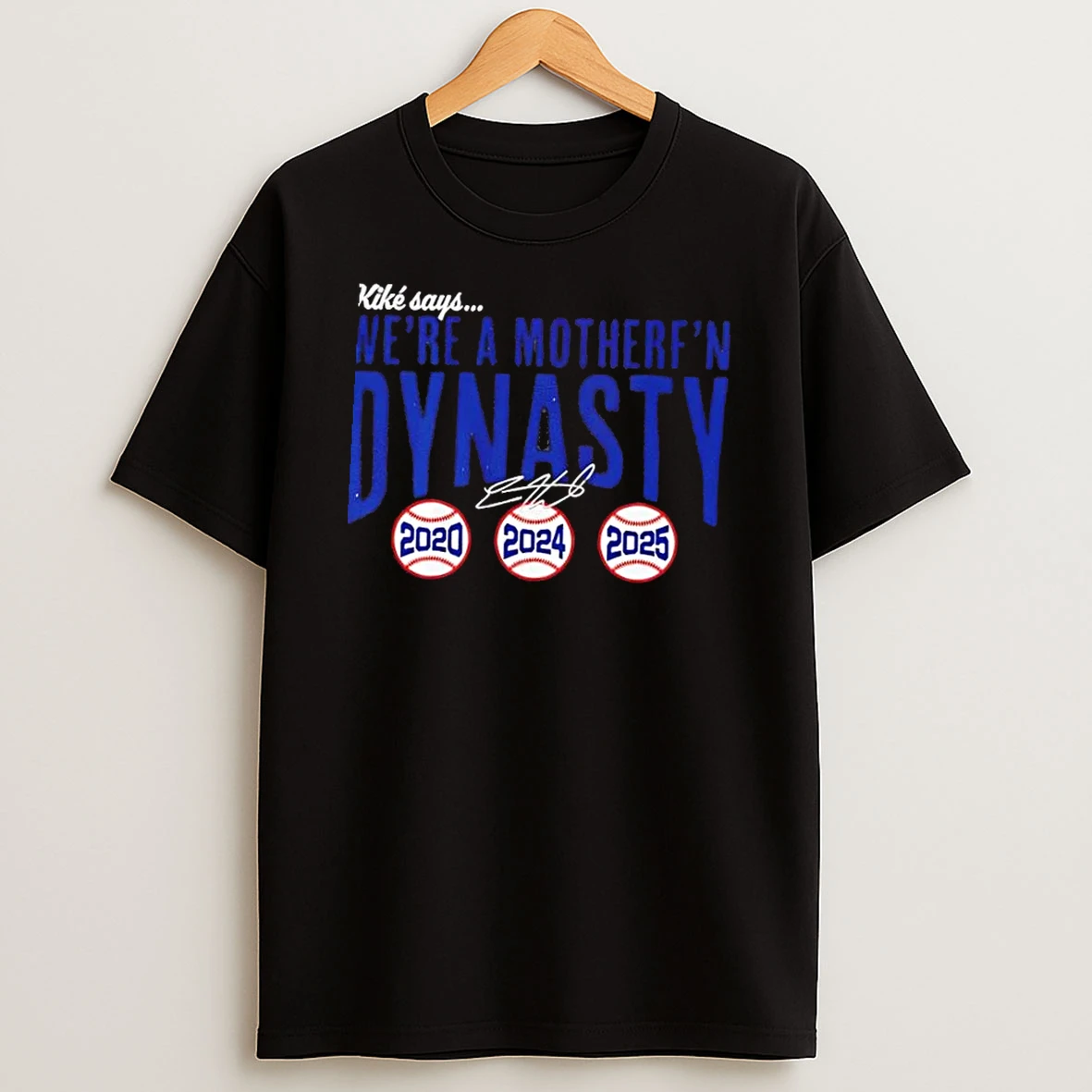 Los Angeles Dodgers Kike Hernandez Mother Fn Dynasty Signature Shirts