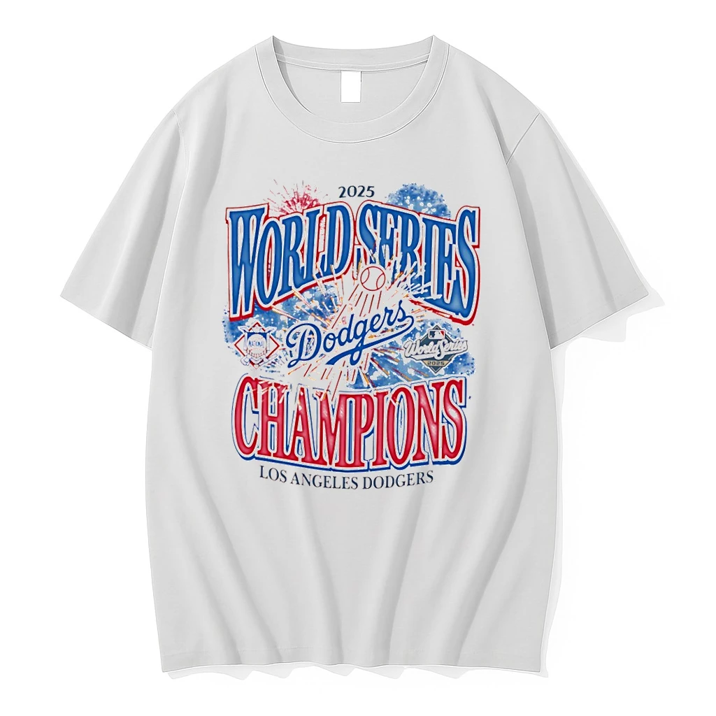 Los Angeles Dodgers Mlb World Series Champions 2025 Firework Shirts