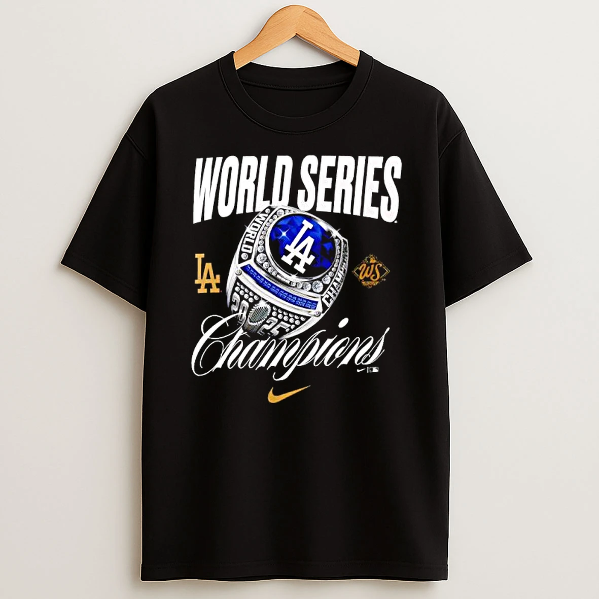 Los Angeles Dodgers Nike 2025 World Series Champions Ring Shirts