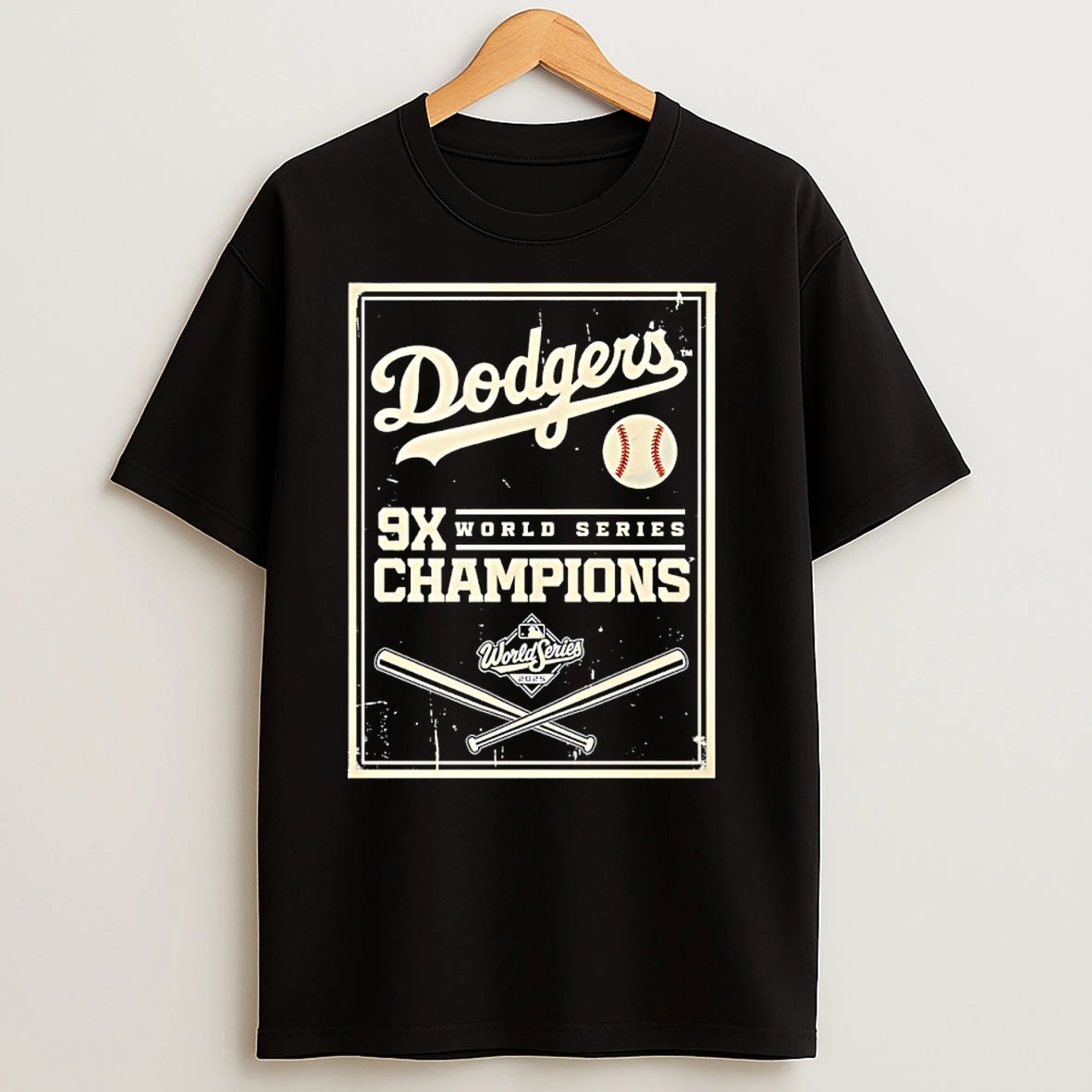 Los Angeles Dodgers Nine Time World Series Champions T Shirts