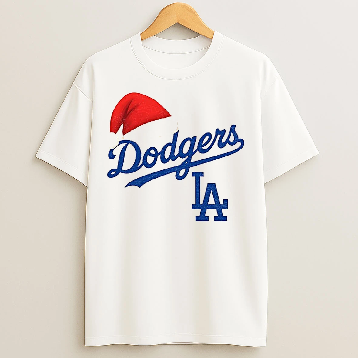Los Angeles Dodgers Santa Hat Mlb Baseball World Champions Merry Christmas T Shirts