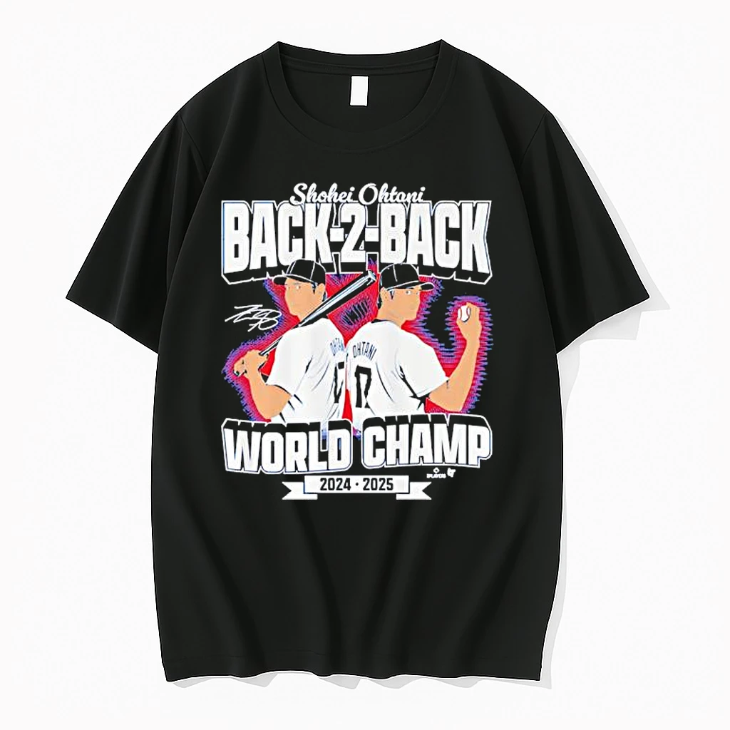 Los Angeles Dodgers Shohei Ohtani Back To Back World Champs Shirts