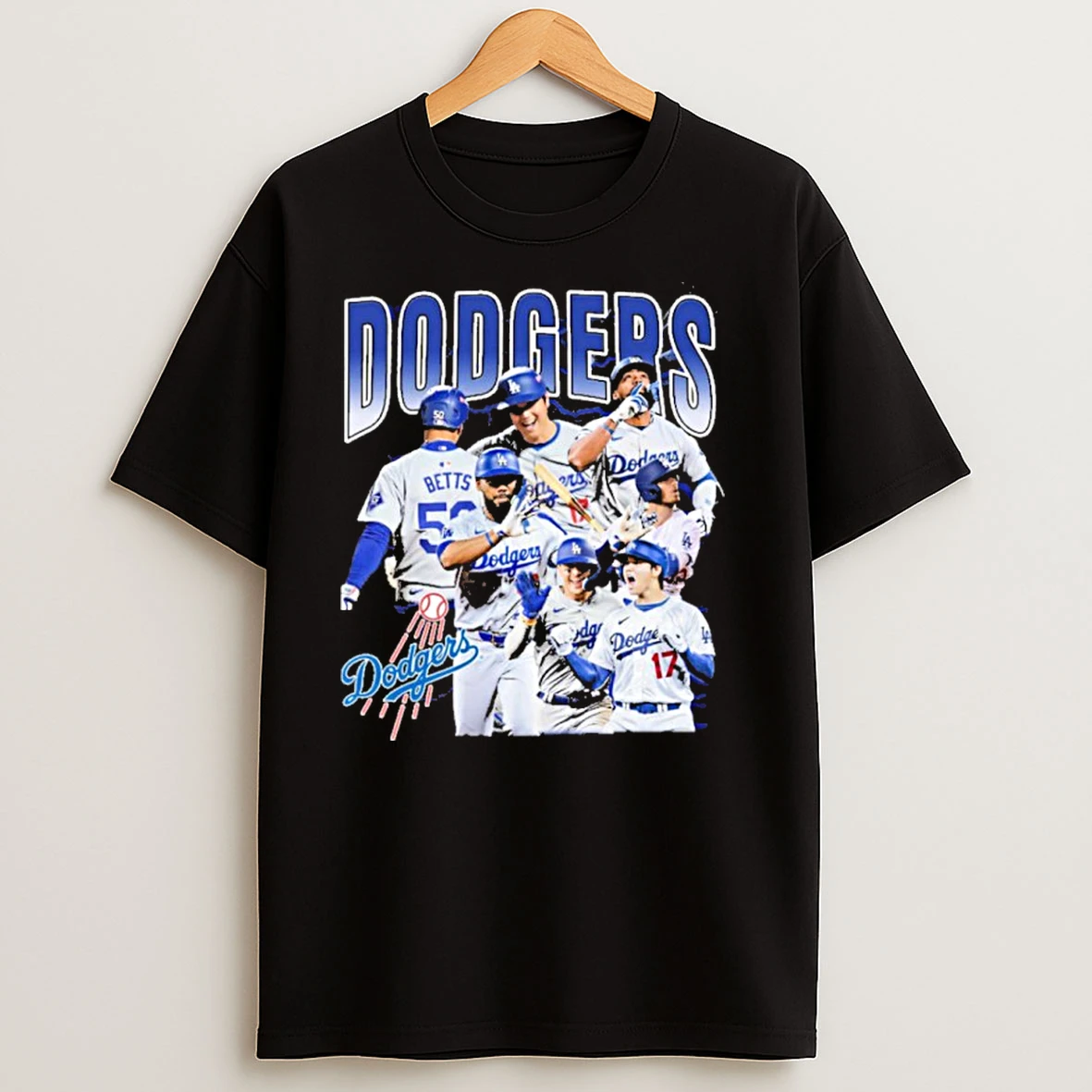Los Angeles Dodgers Team Player T Shirts