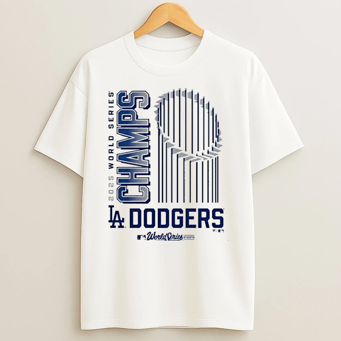 Los Angeles Dodgers White 2025 World Series Champions Wild Pitch Shirts