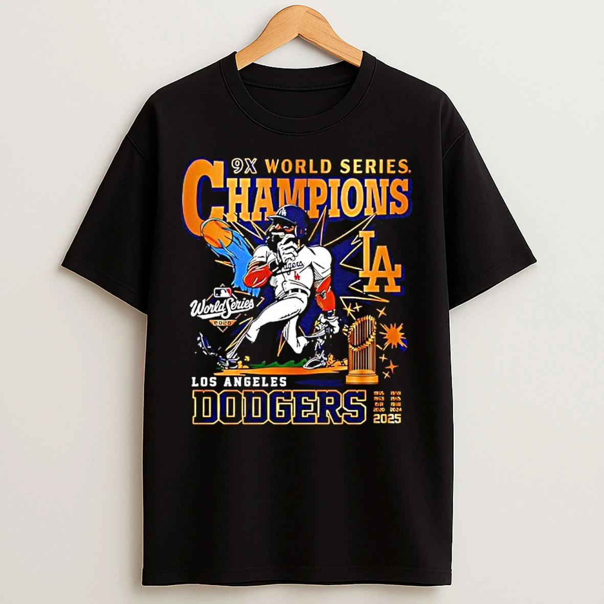 Los Angeles Dodgers World Series 2025 3d Apparel T Shirts