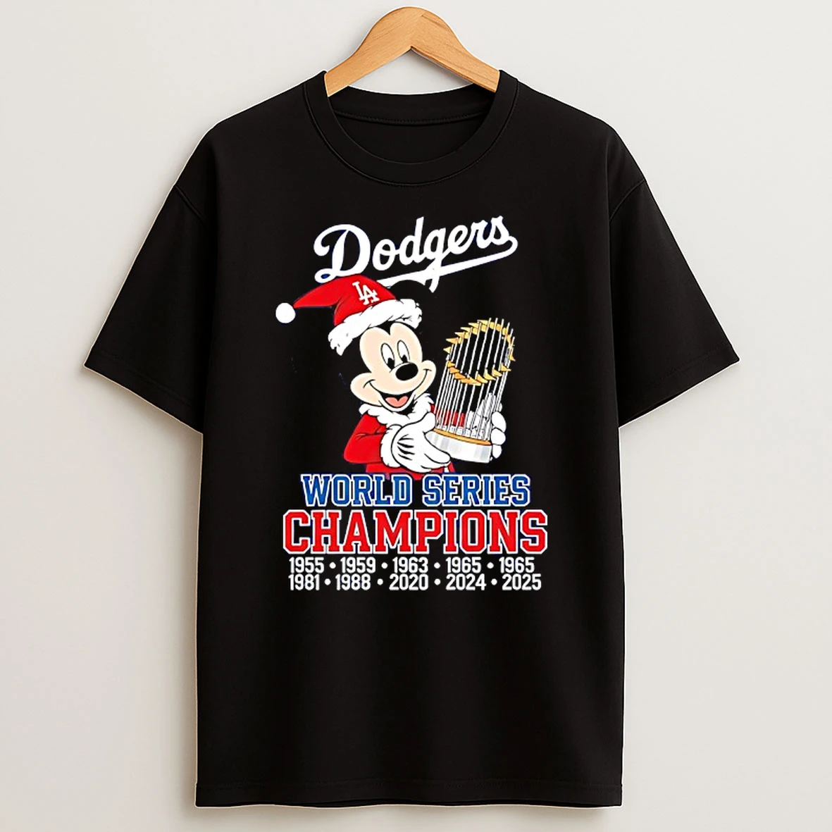 Los Angeles Dodgers World Series Champions 2025 X Mickey Mouse Shirts