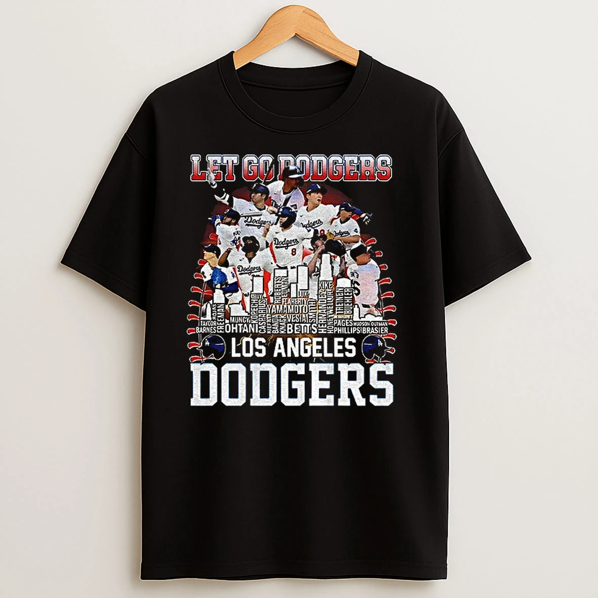 Los Angeles Dodgers World Series Let Go Dodgers Mlb T Shirts