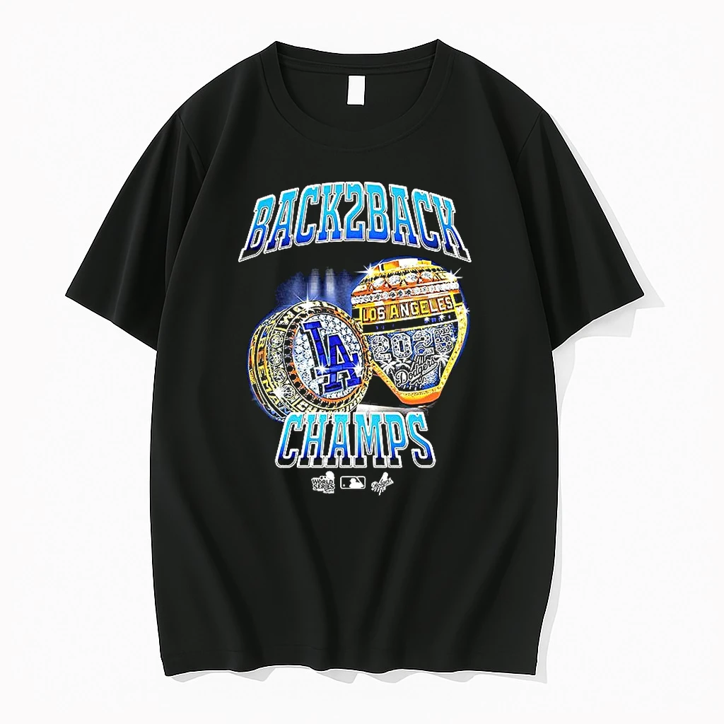 Los Angeles Dodgers World Series Back To Back Champions 2025 Ring Shirts