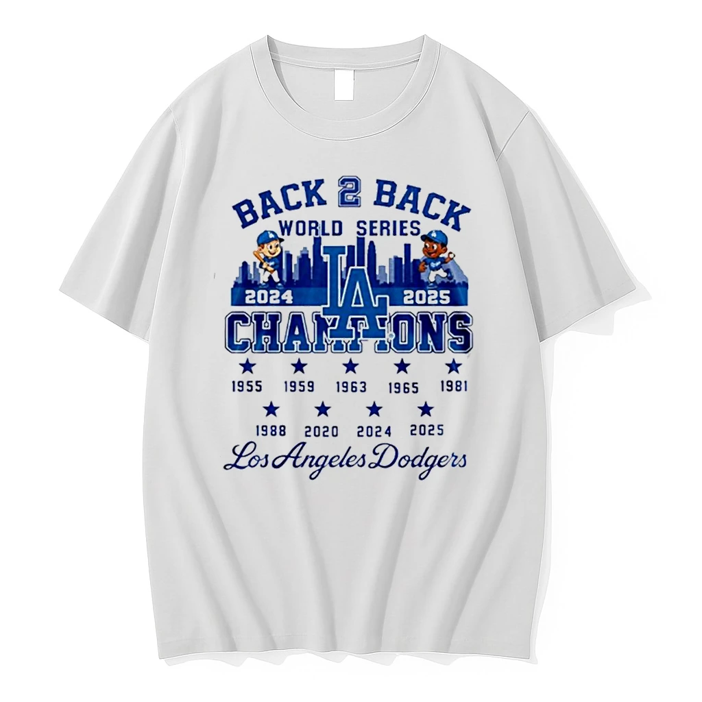 Los Angeles Dodgers Back To Back 2025 World Series Champions 9 Time Shirts