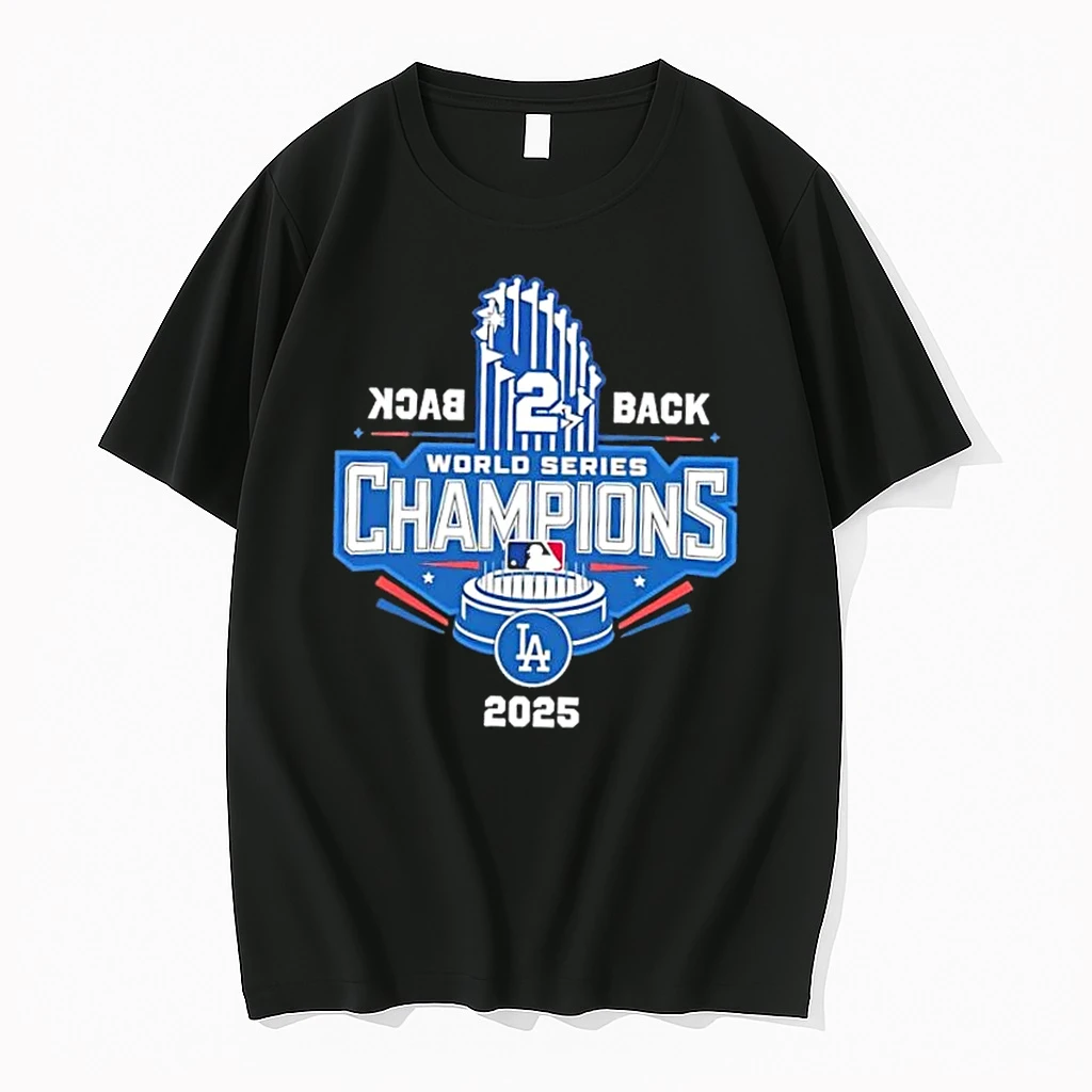 Los Angeles Dodgers Back To Back 2025 World Series Champions Shirts