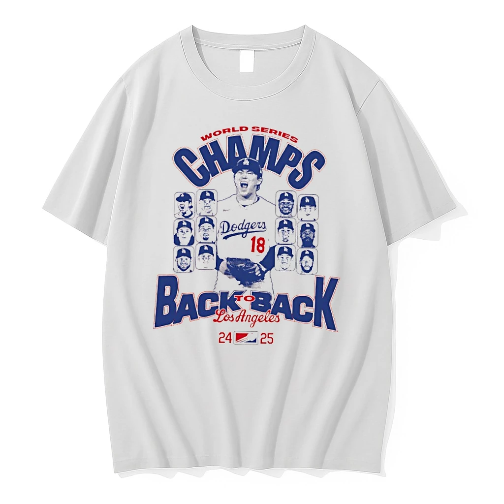Los Angeles Dodgers Back To Back World Series Champs 2024 2025 Shirts