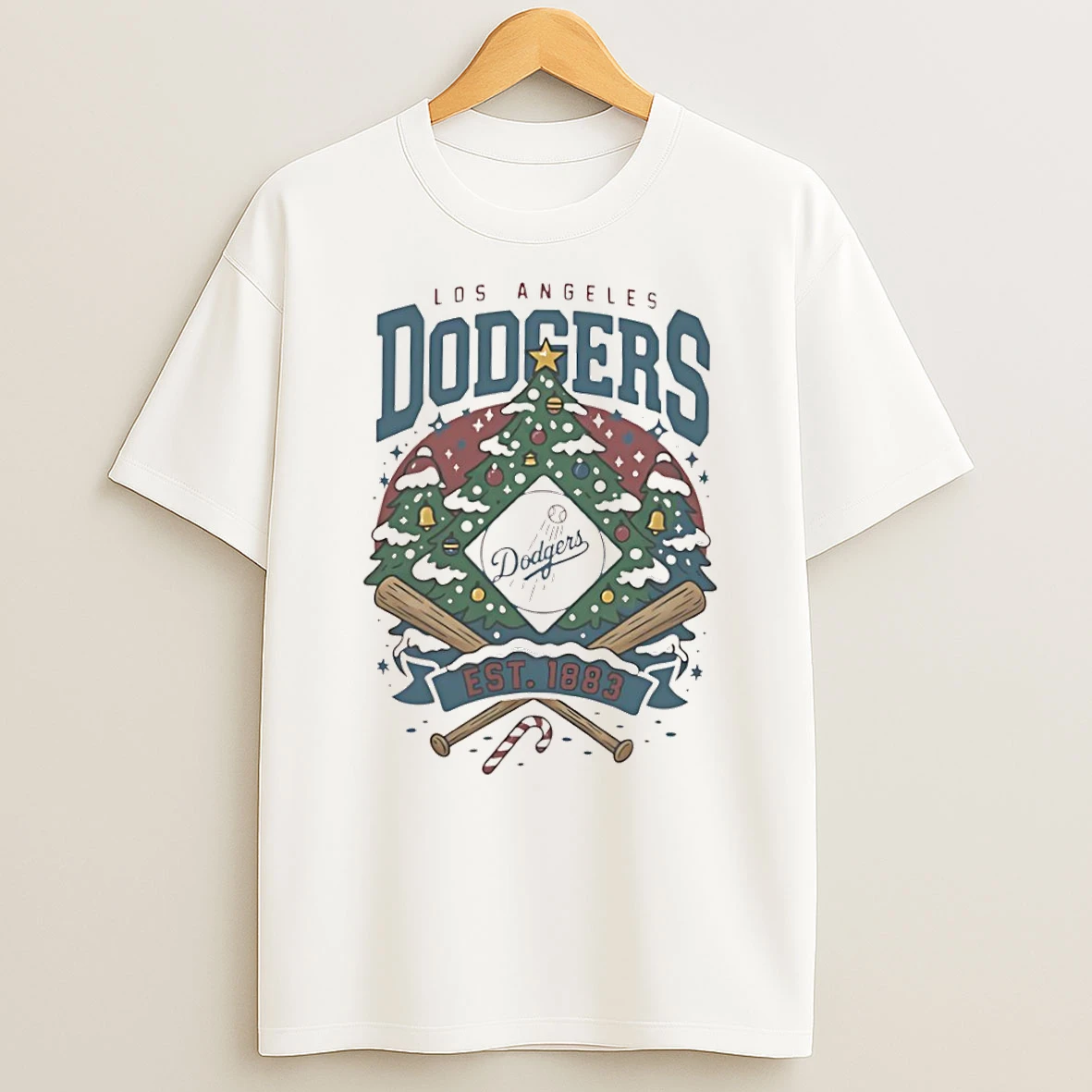 Los Angeles Dodgers Est 1883 Christmas Shirts