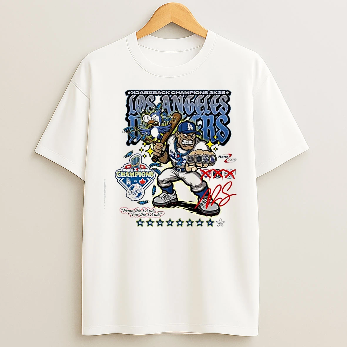 Los Angeles Dodgers Hypothetical 2k25 From The Land For The Land T Shirts