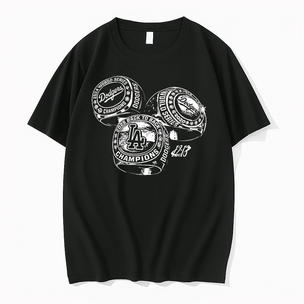 Los Angeles Dodgers The Triple World Series Champions Rings Shirts