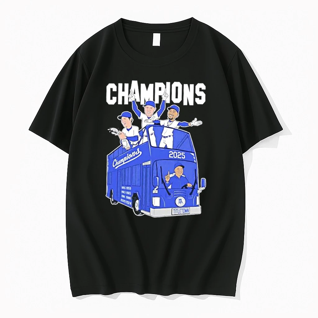 Los Angeles Dodgers Won The 2025 World Champions Cartoon Shirts