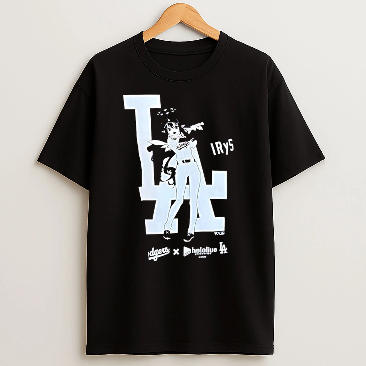 Los Angeles Dodgers X Hololive Night Irys T Shirts