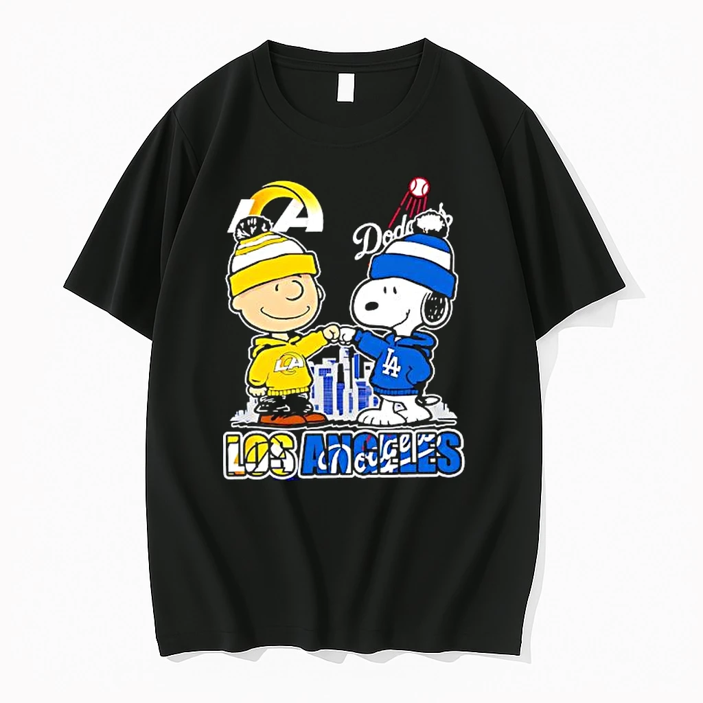 Los Angeles Dodgers X Los Angeles Rams Snoopy Shirts