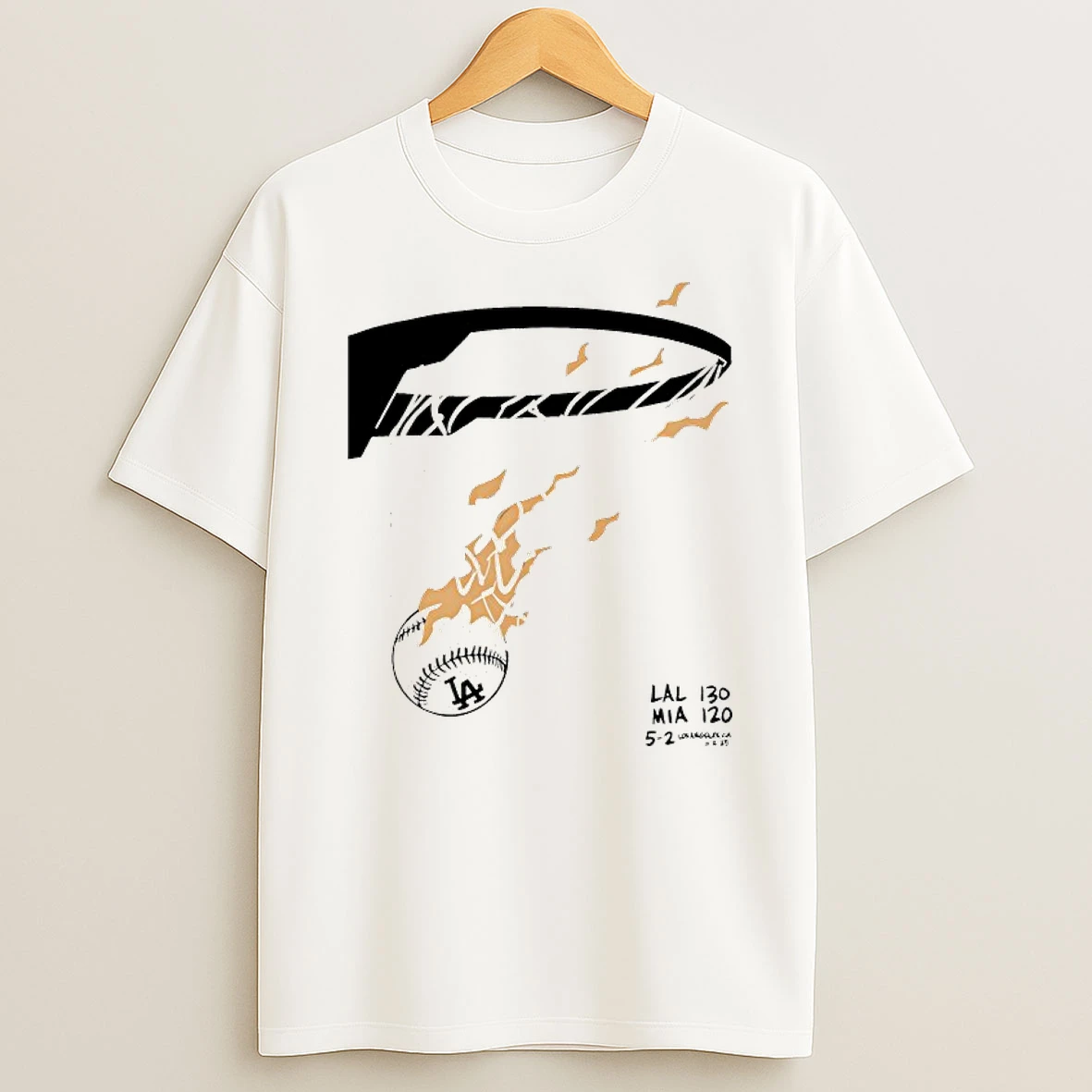 Los Angeles Lakers 130 Miami Heat 120 Los Angeles Dodgers Shirts