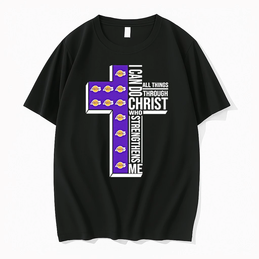 Los Angeles Lakers I Can Do All Things Through Christ Who Strengthen Me Shirts
